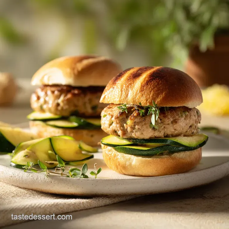 Turkey Burgers with Zucchini: the Ultimate Moist Recipe presentation
