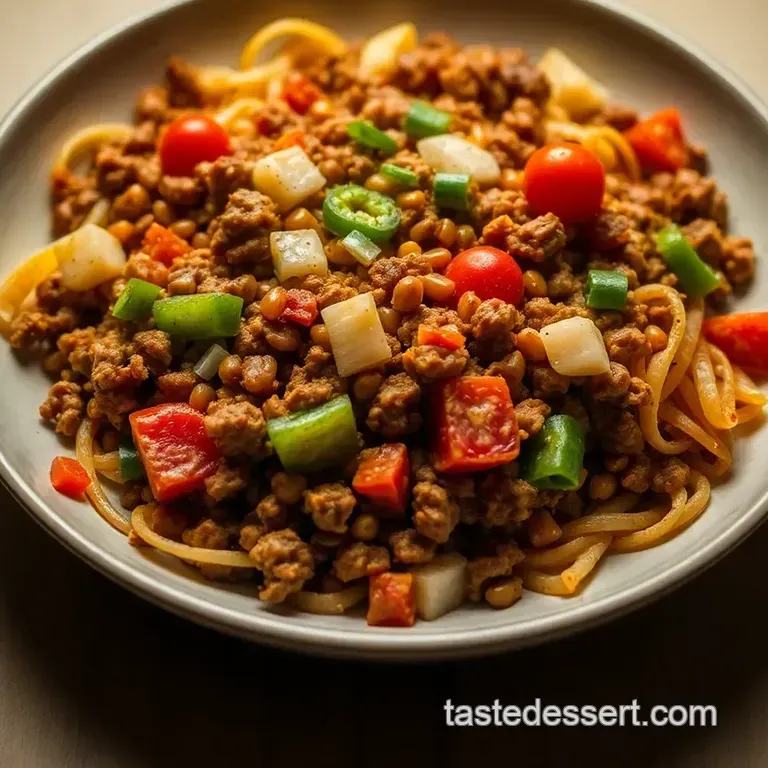 Mom s Best American Chop Suey presentation
