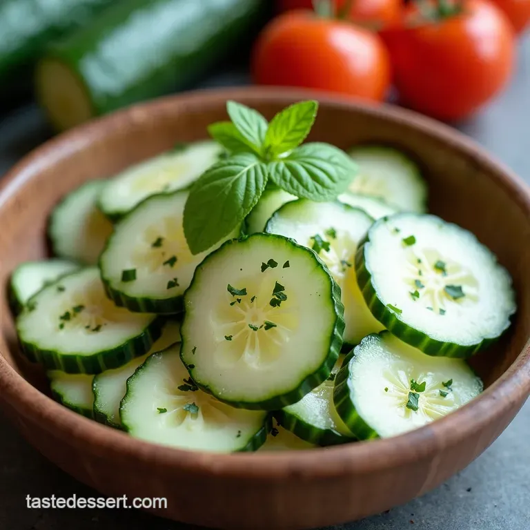 Creamy Cucumber Salad with Sour Nans Refreshing Recipe