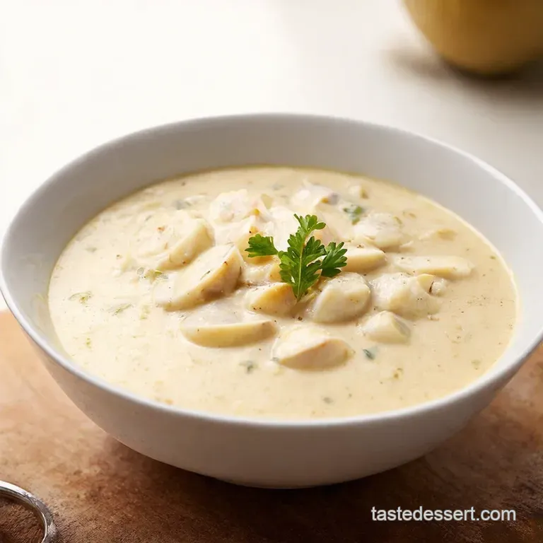 New England Clam Chowder a Creamy Classic presentation