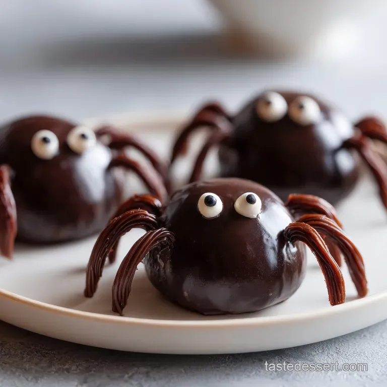 Spooky Chocolate Spider Oreo Treats: No-Bake