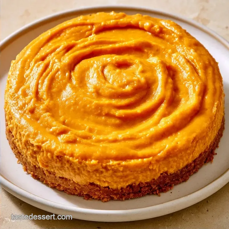 Airy NoBake Pumpkin Mousse Cheesecake