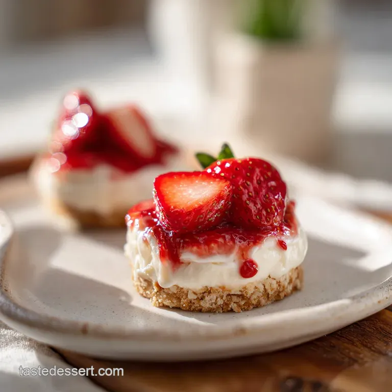No Bake Strawberry Cheesecake Cookies: Silky and Tangy
