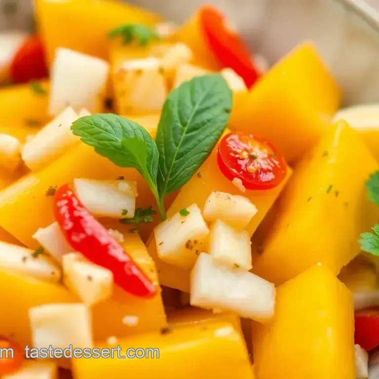 My Favorite No-Cook Mango Salad with Sweet Chili Lime: A Tropical Delight