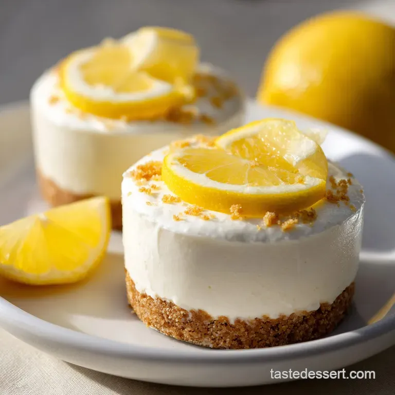 NoBake Lemon Cheesecake Mousse Cups