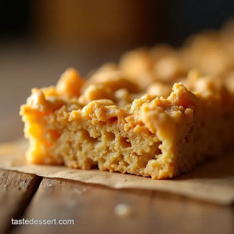The Great British Bake off Dropout Nofuss Cornflake Crunch Bars presentation