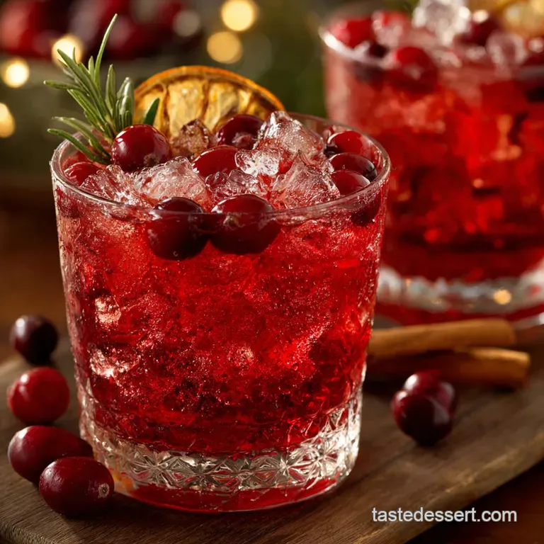 Non Alcoholic Christmas Punch: Sparkling Cranberry Spice for the Holidays