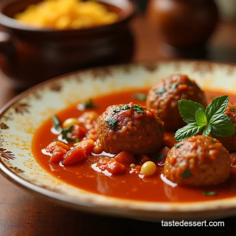 Nonnas Comfort Classic Italian Meatball Soup presentation