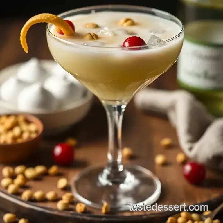 Nutty &amp Elegant: The Perfect Pistachio Martini presentation
