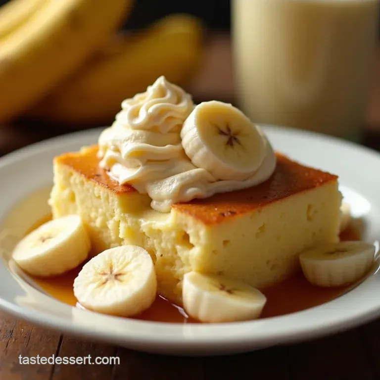Ohsoeasy Banana Pudding with Cool Whip Nobake presentation