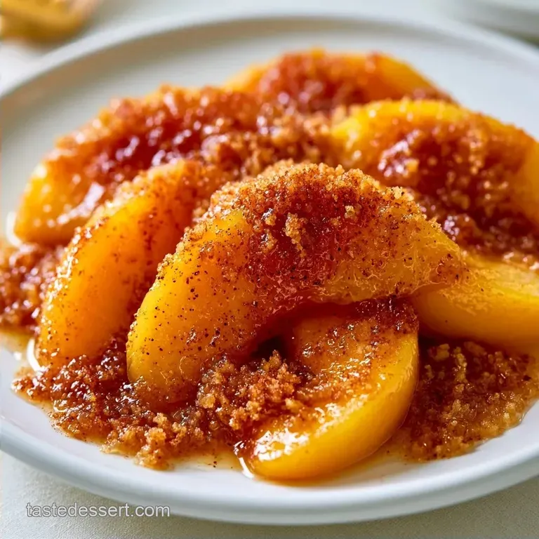 Old School Peach Betty: Golden and Buttery