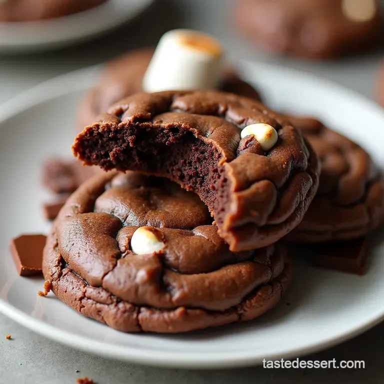 Ooey Gooey Chocolate Marshmallow Dream Cookies
