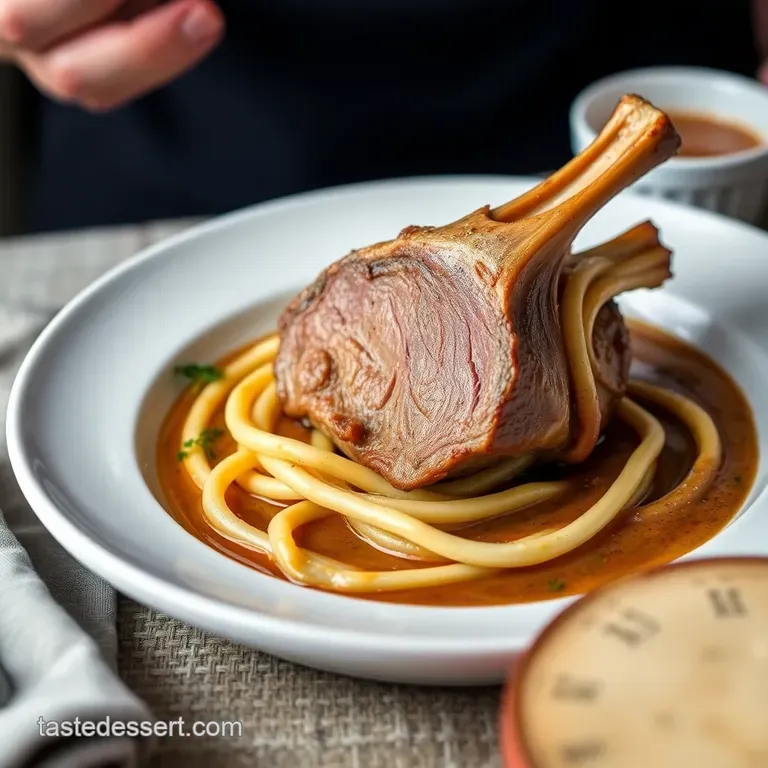 Osso Buco - Milanese Braised Veal Shanks presentation