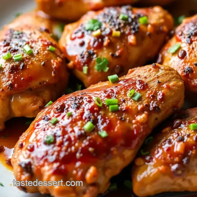 Oven-Baked Adobado Chicken: Juicy & Flavorful presentation