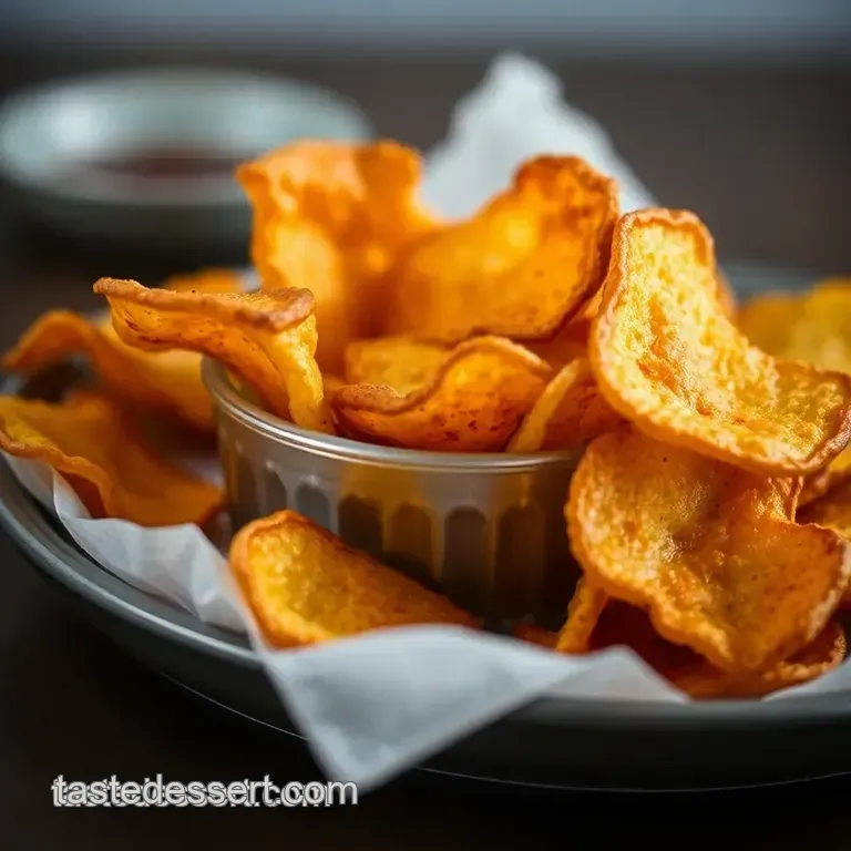 Oven-Baked Crispy Potato Chips: the Ultimate Guilt-Free Snack presentation