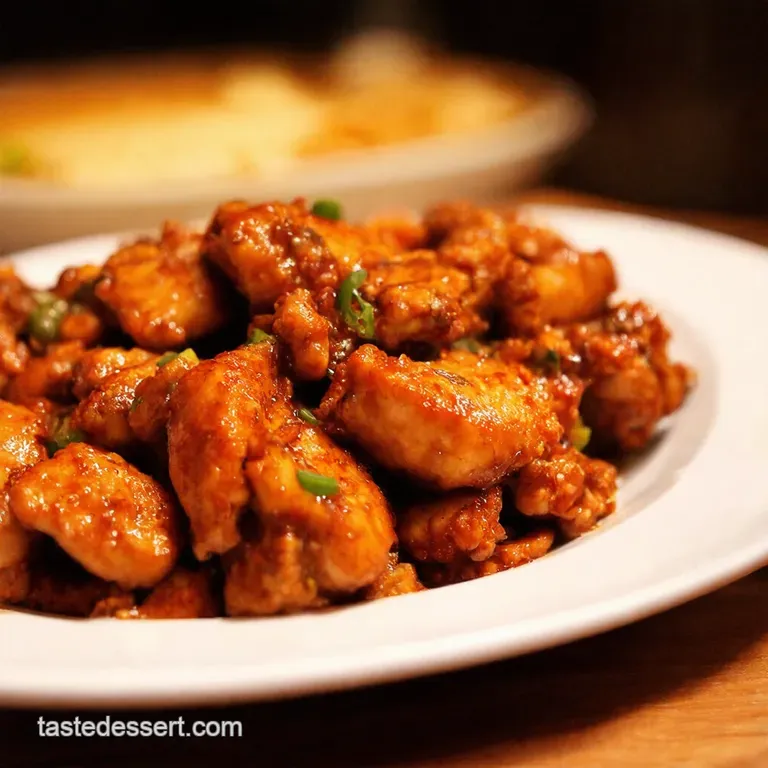 Panda Express Black Pepper Chicken presentation