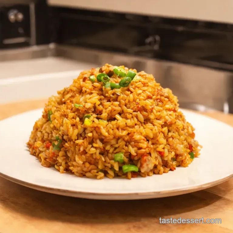 Panda Express Fried Rice presentation