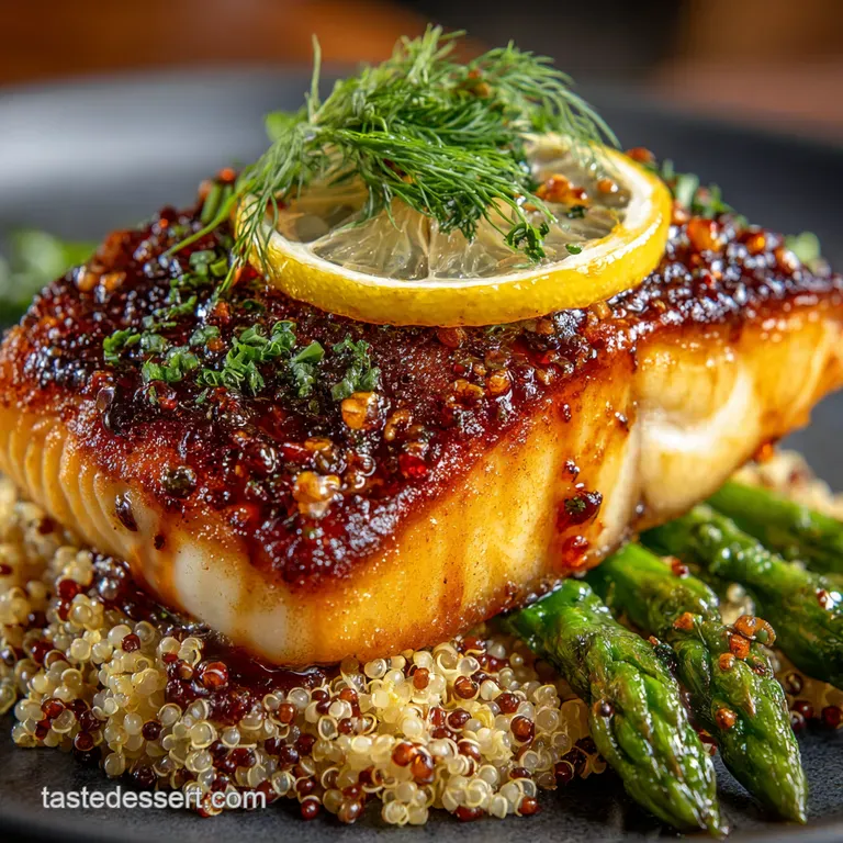 Panseared Barramundi with Lemondill Quinoa presentation