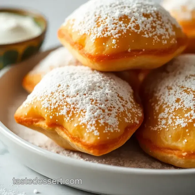 Parisian Pillows: Classic French Beignets presentation