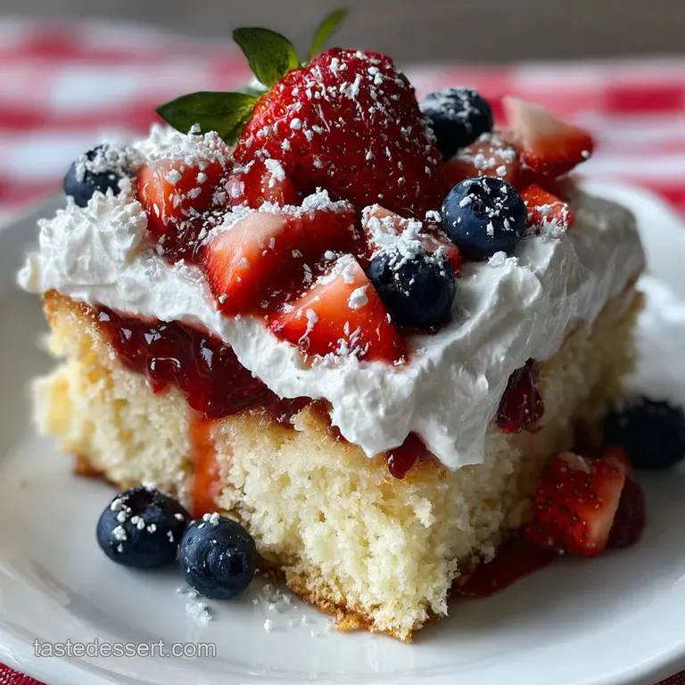 Patriotic Poke Cake