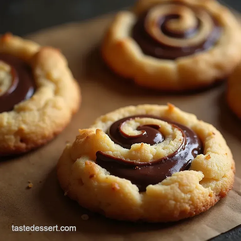 The Ultimate Doubledipped Dream Softbaked Peanut Butter Chocolate Swirl Cookies presentation