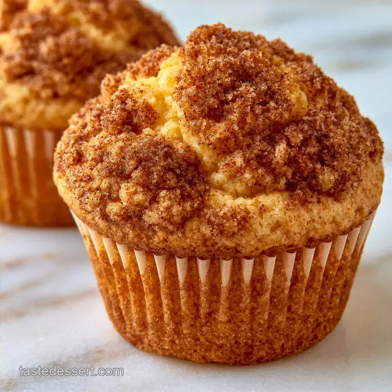 Greek Yogurt Peach Crumble Muffins