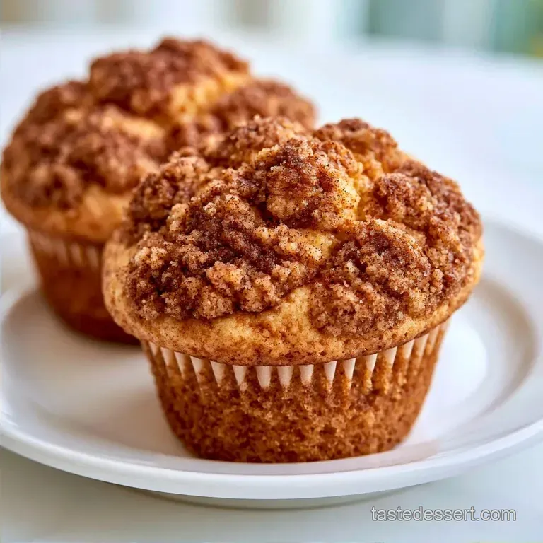 Peach Streusel Muffins with Sour Cream