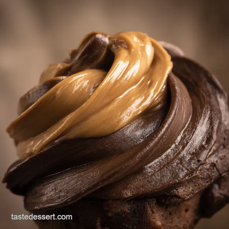 Peanut Butter Swirl Chocolate Lava Cakes presentation