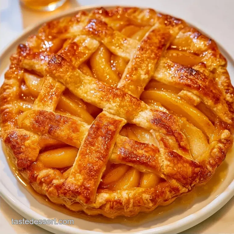 Pear and Apple Pie: Easy and Golden