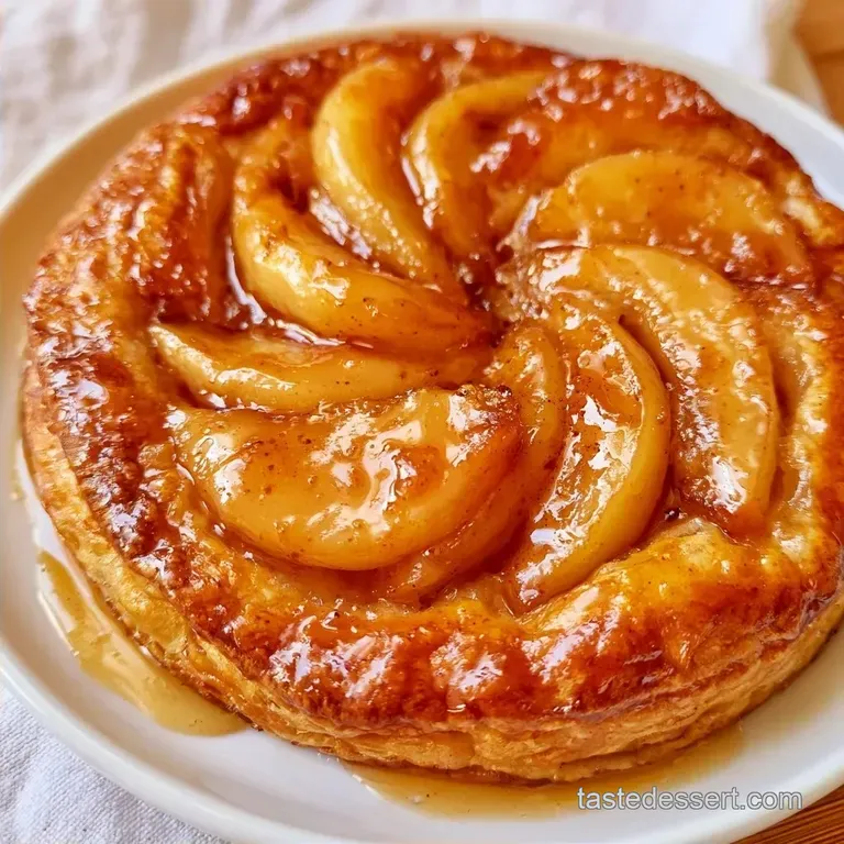 Pear Puff Pastry Tart in 45 Minutes
