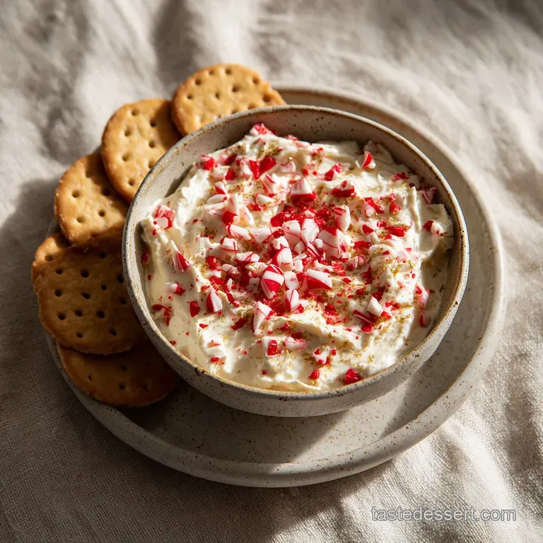 Peppermint Bark Dip: Velvety & Minty