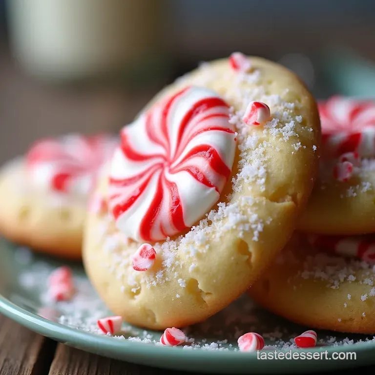 Christmas Morning Dream Peppermint Meltaway Cookies