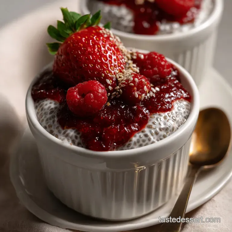 The Ultimate Chia Seed Pudding: Velvety Creaminess presentation