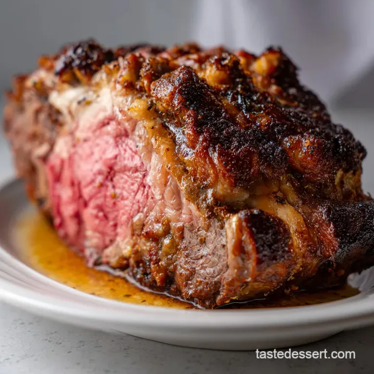 The Grand Prime Rib Roast with Horsepower Crust
