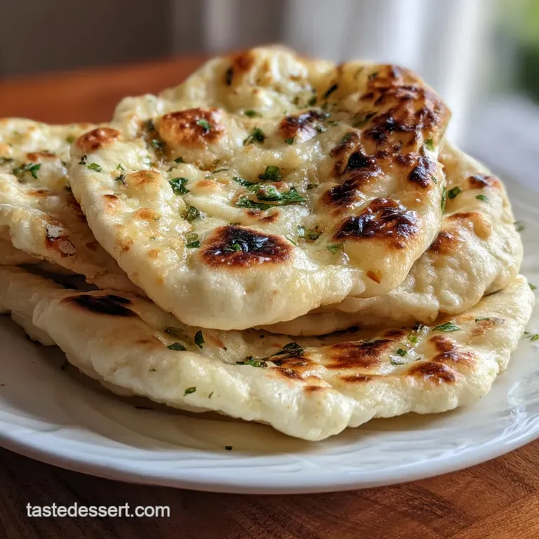 Homemade Naan: Authentic Tawa Broiler Recipe presentation