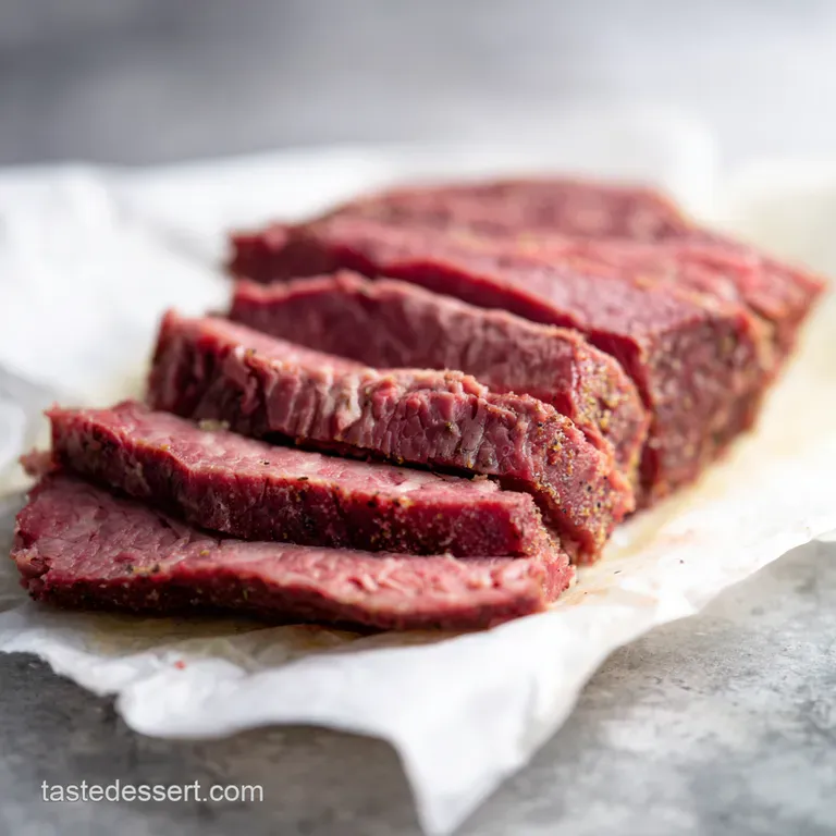 Perfectly Tender Corned Beef Done Right presentation