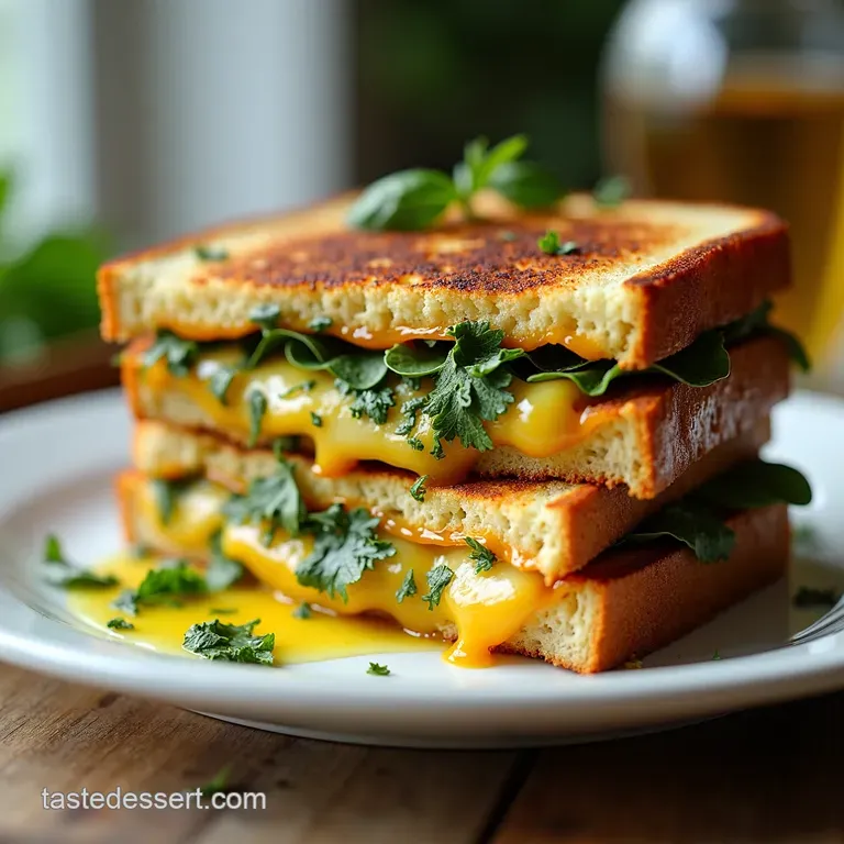 Pesto Mozzarella Melt Grilled Sandwich Perfection