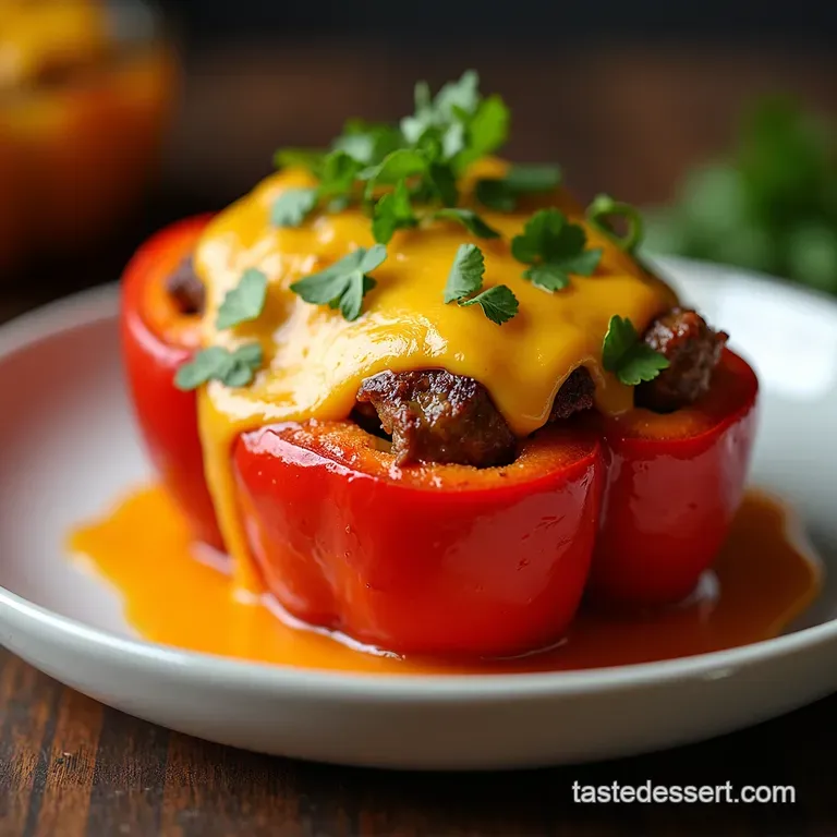 Philly Cheesesteak Stuffed Peppers Cheesesteak Bliss