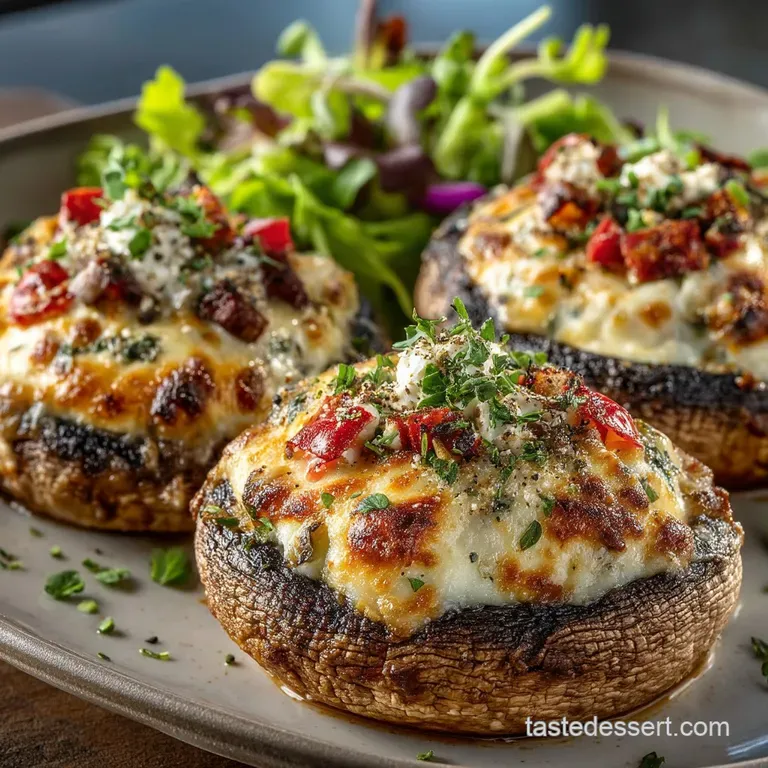 The Ultimate Philly Cheesesteak Stuffed Portobellos A LowCarb Knockout presentation