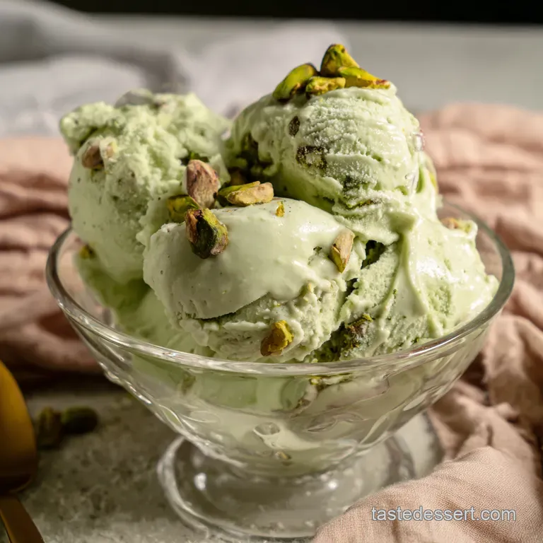 Pistachio Dream: Creamy Homemade Gelato