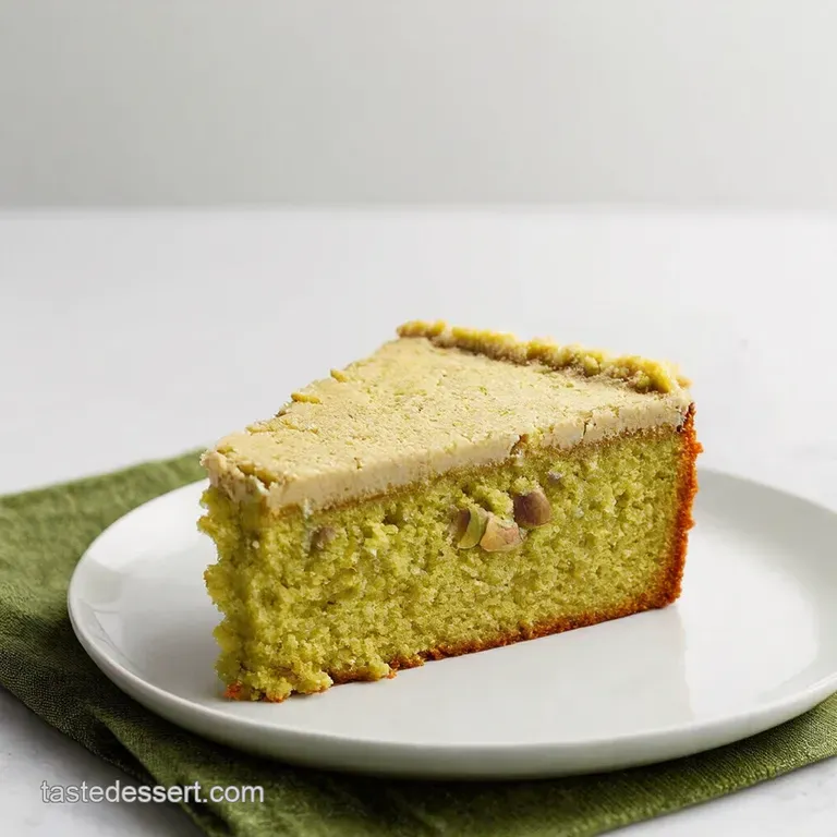 Pistachio Perfection A Moist and Nutty Cake