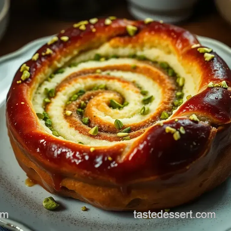Pistachio Swirl Babka