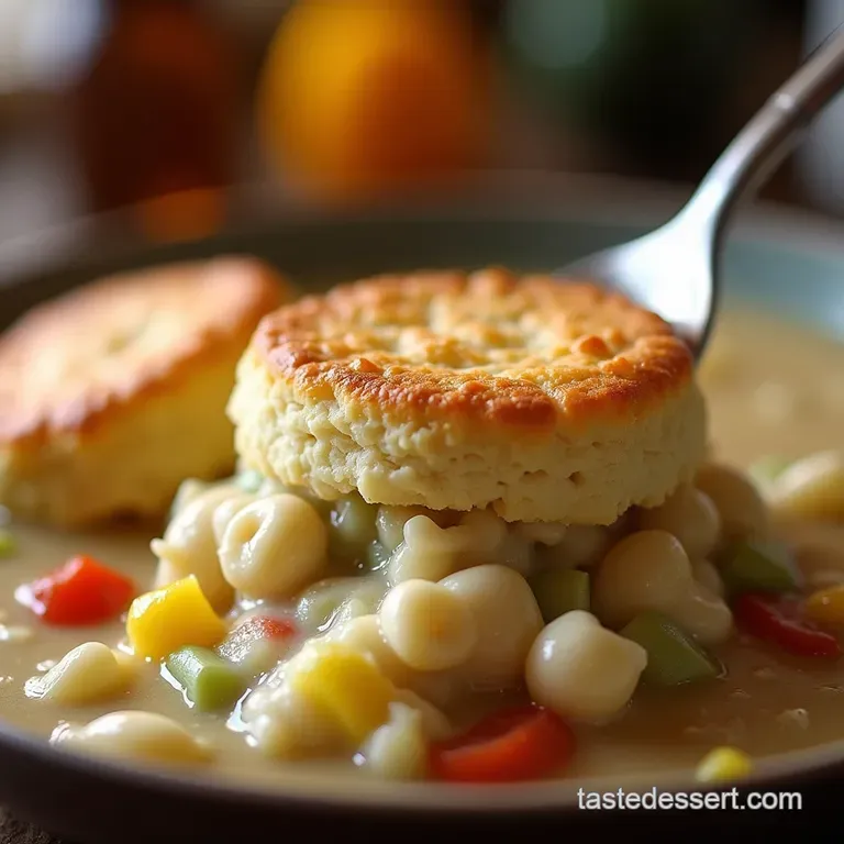 The Best Deconstructed Chicken Pot Pie Soup a Hug in a Bowl presentation