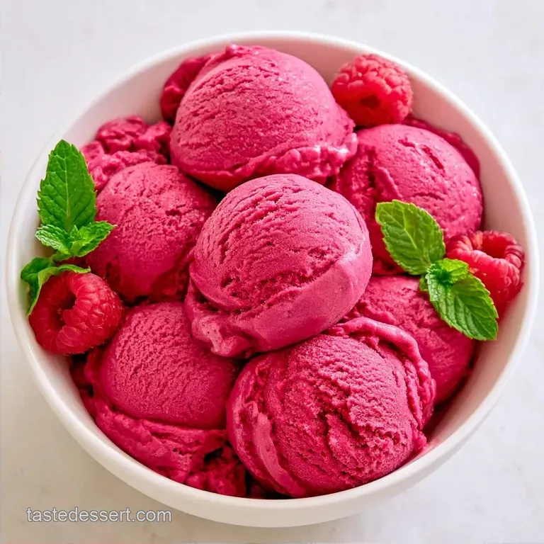Homemade Prickly Pear Ice Cream