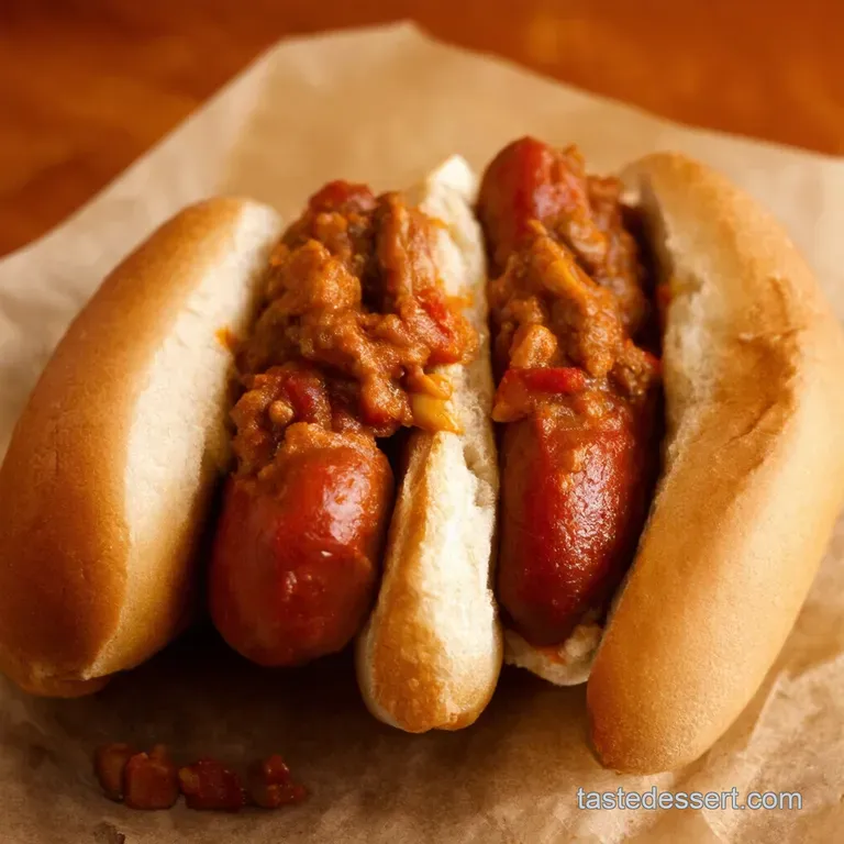 Proper Bangers Chili Dogs presentation