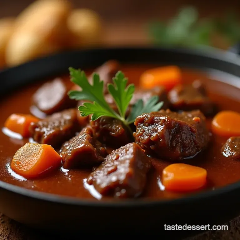 The Proper Job Beef Stew Rich Deeply Flavoured Classic Comfort presentation