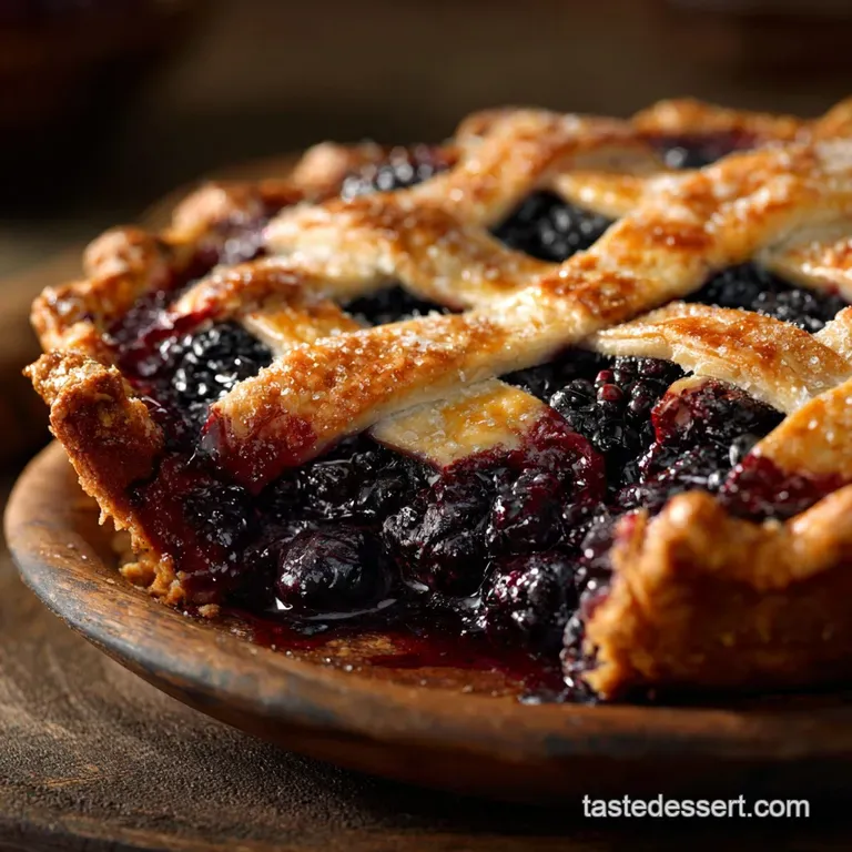 Blueberry Blackberry Pie: Classic Recipe for a Flaky All-Butter Crust