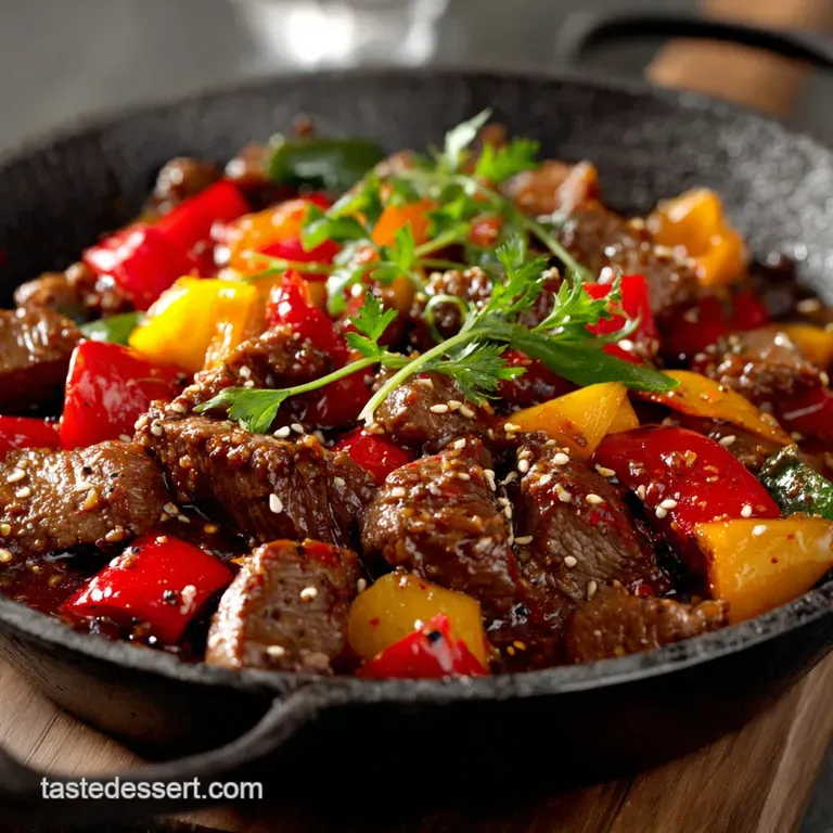 Pepper Steak Recipe: Wok-Seared Beef in a Savoury Glossy Sauce