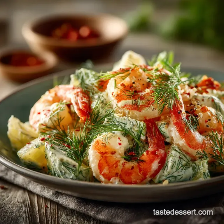 The Ultimate Proper Prawn Dill Salad Zesty Creamy and Brimming with Flavour