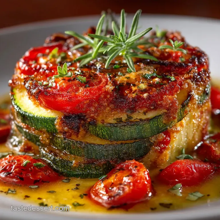 A Proper Bit of Sunshine CrispyTopped Zucchini and Tomato Gratin Gratin Provençal